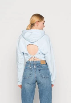 Monki Sweatshirt - Blue Light | Damen -Monki Verkäufe 2022 0017de6cea614e2fb83b72e6b8aa9a52