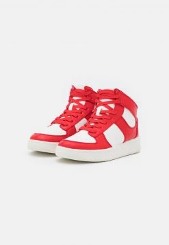 Monki Damen Sneaker High - Red -Monki Verkäufe 2022 00eb2b98db4844b8998dda77fd9068b3