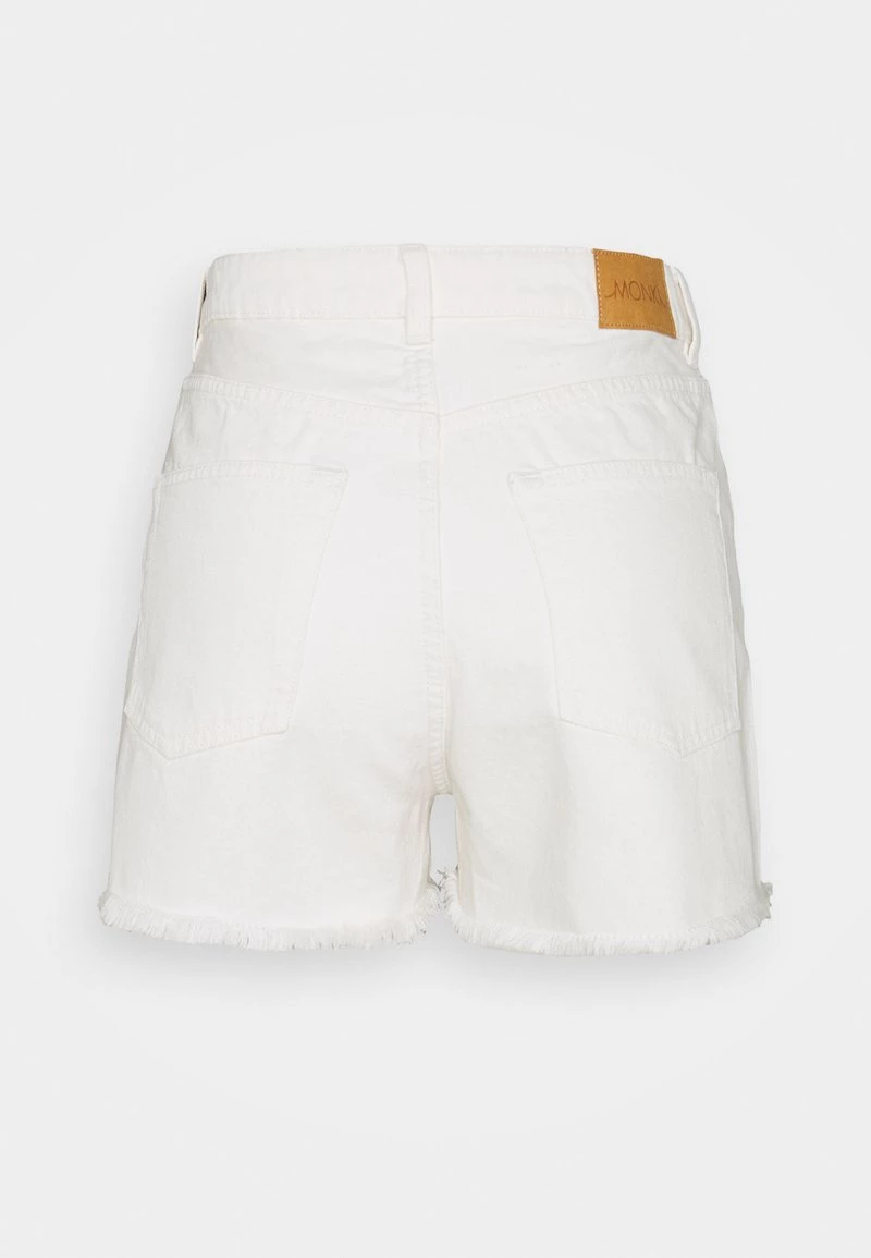 Monki Damen Jeans Shorts - Off White 7 Monki Damen Jeans Shorts - Off White – Bild 7