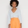 Monki Damen Bluse - Blue