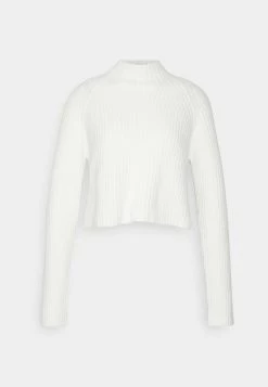 Monki Damen Strickpullover - White Light Off-white -Monki Verkäufe 2022 03cd8da15052440ab94a94c2a4e46bb5