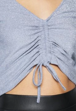 Monki Damen OLLE - Langarmshirt - Blue Light -Monki Verkäufe 2022 0416efe75e23466ebba6d6b8fc634f5d