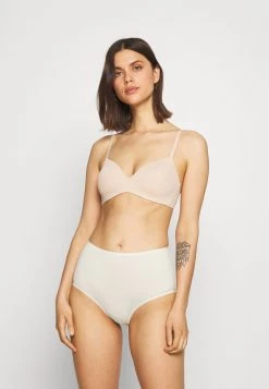 Monki EDITH HIGH WAIST 3 PACK - Panties - Beige Light | Damen