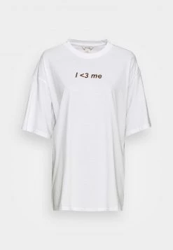 Monki Damen T-Shirt Print - White -Monki Verkäufe 2022 04ebd8e711914689820fead7cfbd992e