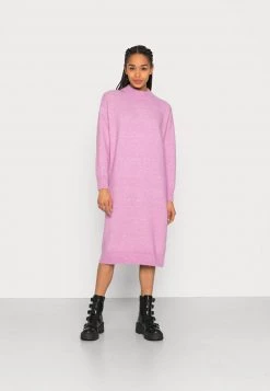 Monki Damen Strickkleid - Lilac Purple