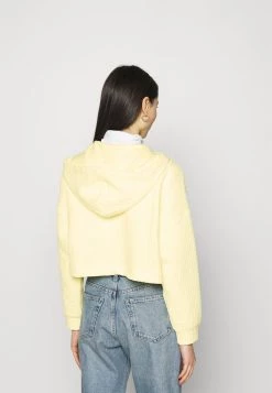 Monki Damen Sweatshirt - Yellow Light -Monki Verkäufe 2022 0551b820ca0041249b5985fadd4374ad