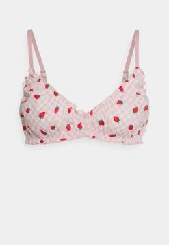Monki Damen MIMMI - Triangel BH - Pink Dusty