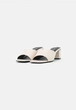 Monki Damen Pantolette Hoch - White Dusty Light -Monki Verkäufe 2022 06bf7a8f074341b9a0dd234a80e0beec
