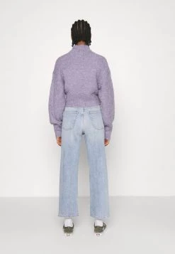 Monki Damen Jeans Straight Leg - Blue Dusty Light Unique Beach Blue -Monki Verkäufe 2022 06f432008e144361ba98beb1c916d5d6