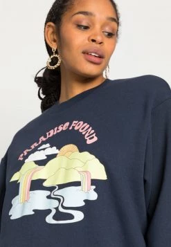 Monki Damen Sweatshirt - Navy -Monki Verkäufe 2022 07afbd7d353044b49fb1a08652b733ae