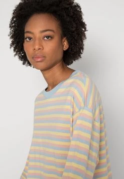 Monki Damen Langarmshirt - Yellow Light/smoothie -Monki Verkäufe 2022 07bf137a12f04b8ca21a2dbebedc11e9