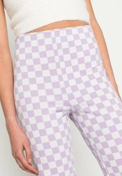 Monki Damen Stoffhose - Lilac/white -Monki Verkäufe 2022 08963e60dfae4242a173c497b985e856