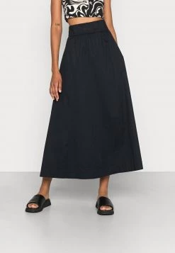 Monki Damen Maxirock - Black Dark