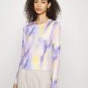 Monki Damen Langarmshirt - Lilac