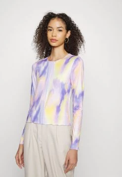 Monki Damen Langarmshirt - Lilac
