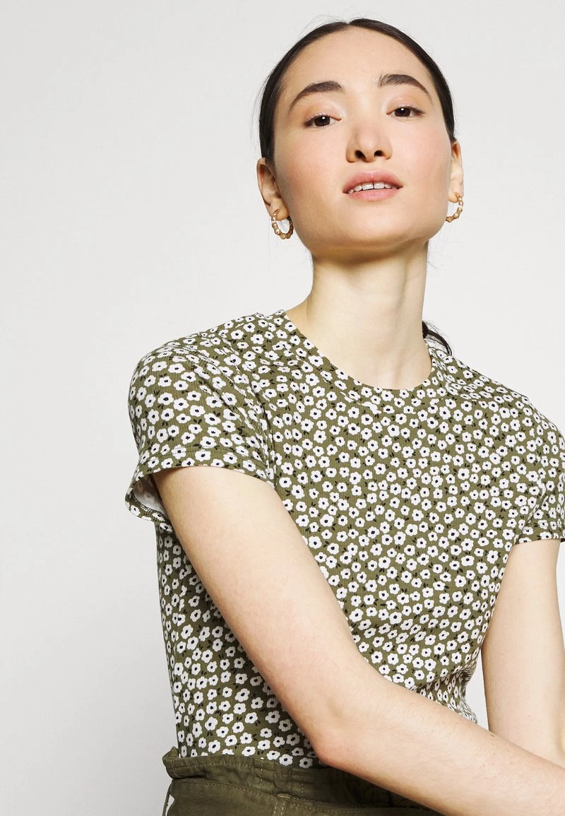 Monki Damen T-Shirt Print - Multicolor 5 Monki Damen T-Shirt Print - Multicolor – Bild 5