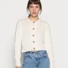 Monki Strickjacke - Off White | Damen