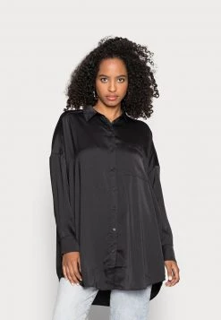 Monki Damen Hemdbluse - Black