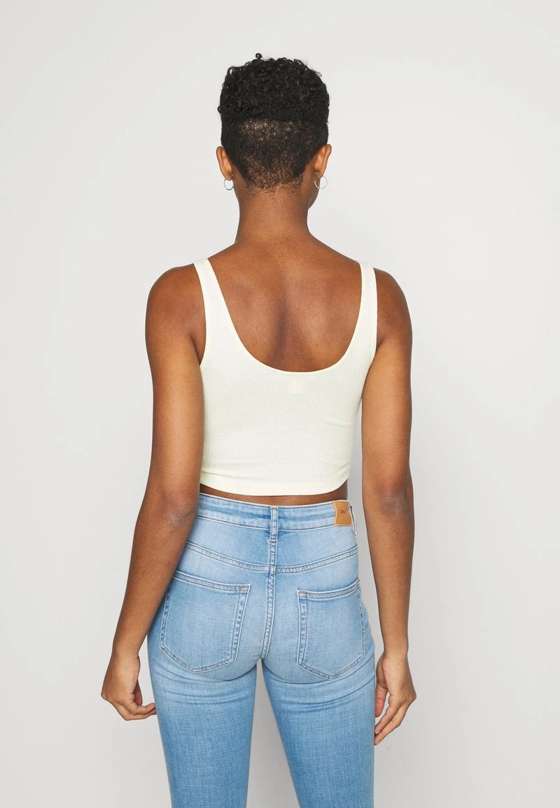 Monki Damen Top - Grey Light/yellow Light 3 Monki Damen Top - Grey Light/yellow Light – Bild 3