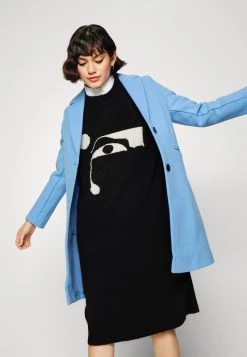 Monki Damen Strickkleid - Black Dark -Monki Verkäufe 2022 0d74dc0b10784436a3498d670d593582