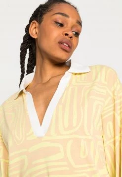 Monki Damen Jerseykleid - Beige/yellow -Monki Verkäufe 2022 0e12d734279544e6a29e20e15bf98140