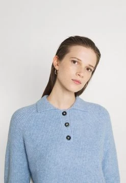 Monki Damen Strickpullover - Blue Light -Monki Verkäufe 2022 0e1911affff74c2d81c3d7bfceda4d11