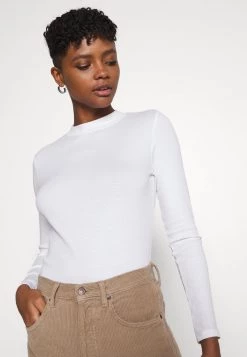 Monki Damen Langarmshirt - White Solid -Monki Verkäufe 2022 0ec23ae03dfc40839e9da5d2f5821160
