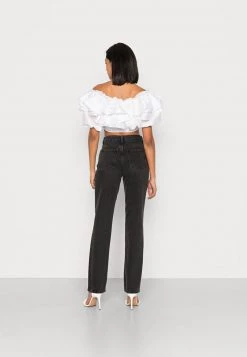 Monki Damen Jeans Straight Leg - Black Dark -Monki Verkäufe 2022 0f4304a47b5443cfa0c1a177ac8d369e