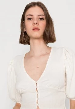 Monki Bluse - White | Damen -Monki Verkäufe 2022 0f512d4dd62942b186708a6d72a18fd1