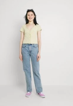 Monki 2 PACK - T-Shirt Print - Black | Damen