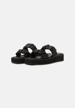 Monki Damen Pantolette Flach - Black -Monki Verkäufe 2022 115eb2f5c4df47aab2069528864d192e