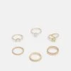 Monki ANELIA 6 PACK - Ring - Gold-coloured | Damen