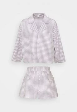 Monki Damen Nachtwäsche Set - Lilac Purple/dusty Light Gingham -Monki Verkäufe 2022 11f780991dea4cbe894d456e47a21545