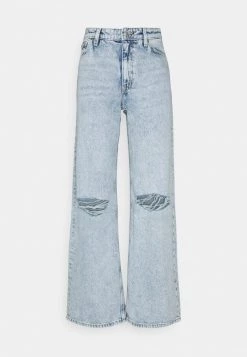 Monki Jeans Straight Leg - Blue Dusty Light | Damen -Monki Verkäufe 2022 12532adb3f95420ab49f2ae4a05e62ee