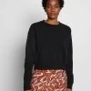 Monki Damen Sweatshirt - Black