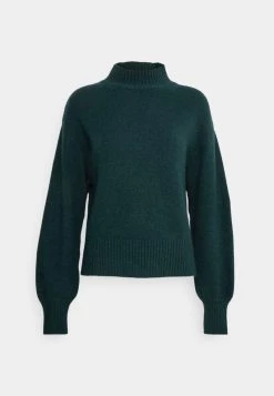 Monki Damen Strickpullover - Green Dark Melange -Monki Verkäufe 2022 126f364a0a534d619ad53b128a329921