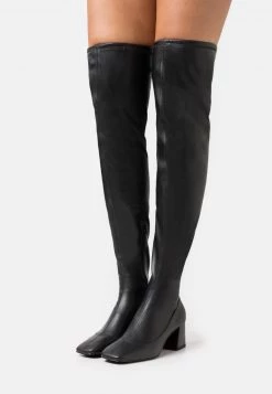 Monki Overknees - Black | Damen