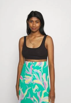 Monki Top - Black Dark/purple | Damen -Monki Verkäufe 2022 13bb78ddd59846cd849e31056d1f258b