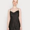 Monki Damen Cocktailkleid/festliches Kleid - Black Dark