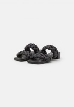 Monki Pantolette Flach - Black Dark | Damen -Monki Verkäufe 2022 146d2255d0d54c9ea8276913972e5549