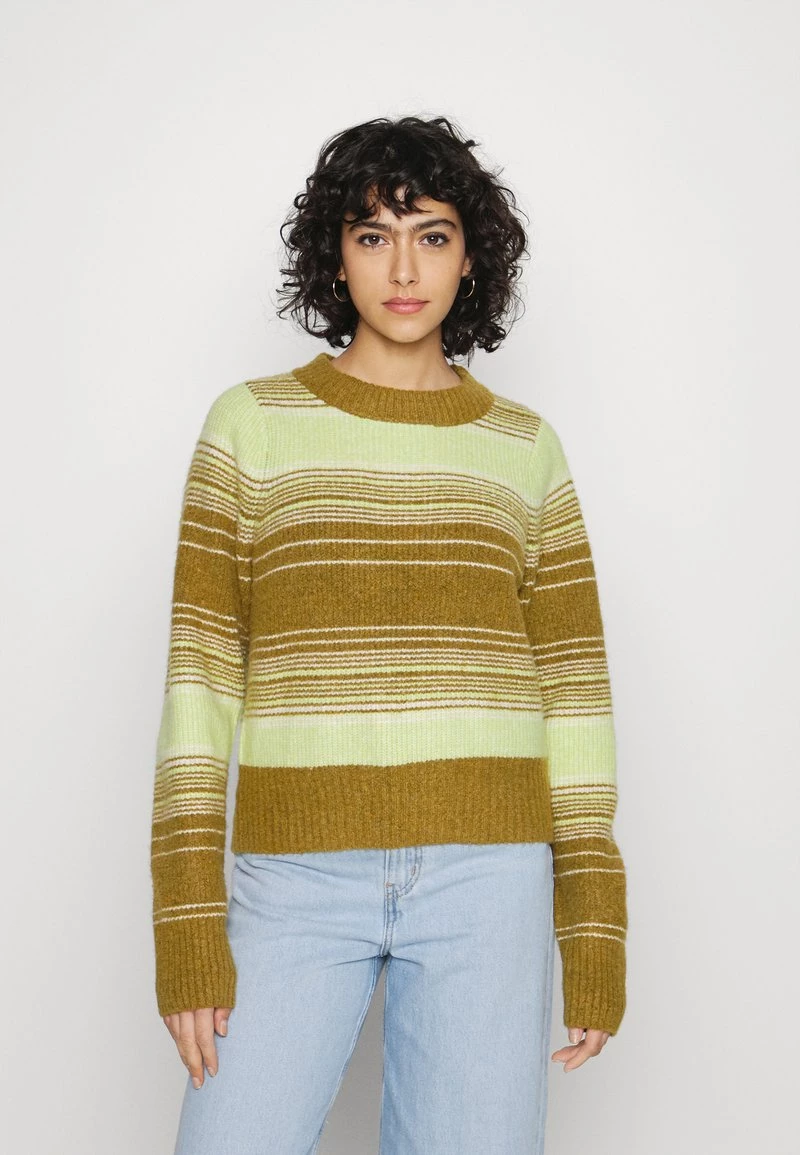 Monki Strickpullover - Green/khaki/beige | Damen 1 Monki Strickpullover - Green/khaki/beige | Damen