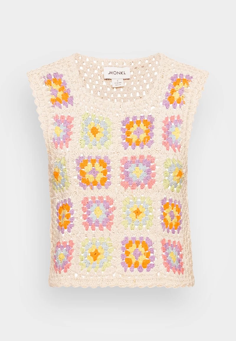 Monki Damen Strickpullover - Multi Coloured 4 Monki Damen Strickpullover - Multi Coloured – Bild 4