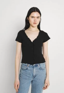 Monki 2 PACK - T-Shirt Print - Black | Damen -Monki Verkäufe 2022 1553d5cd78914aeca09e66c63c46d1a2