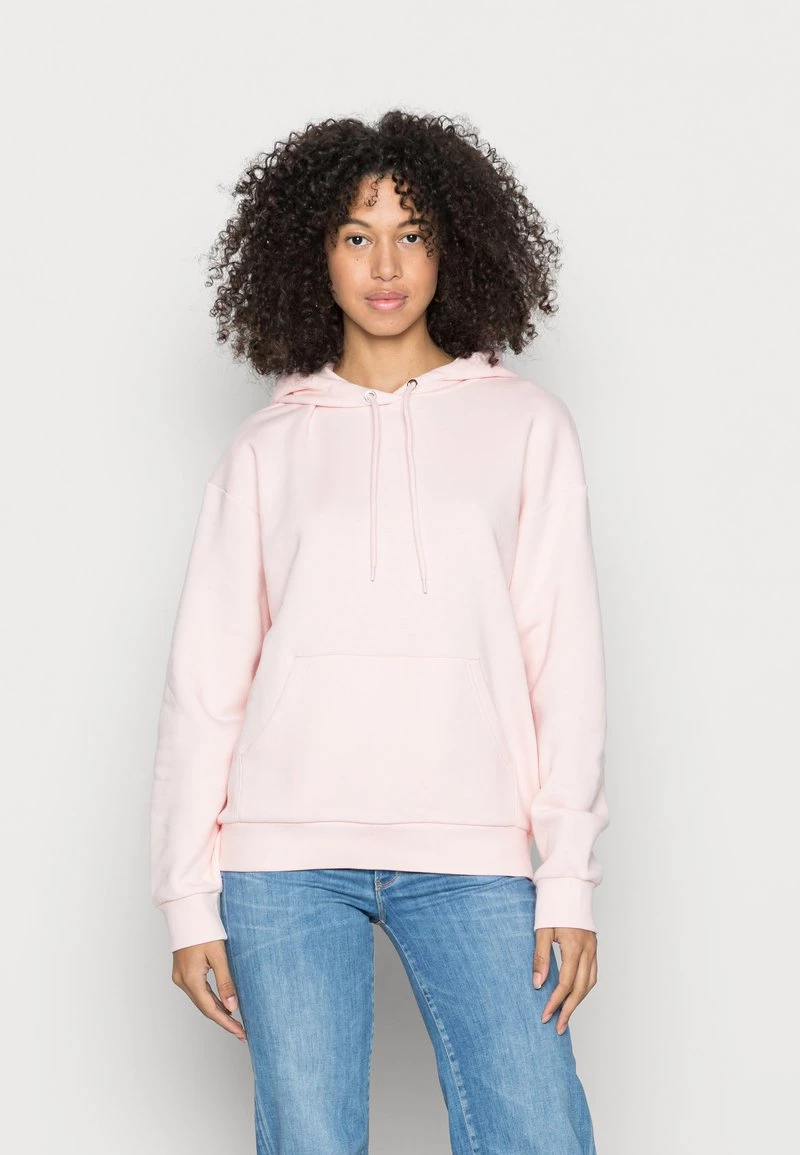 Monki Damen Kapuzenpullover - Light Pink 1 Monki Damen Kapuzenpullover - Light Pink