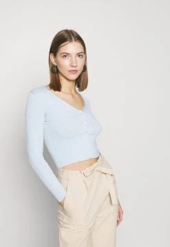 Monki Damen SILJA - Strickjacke - Blue Light