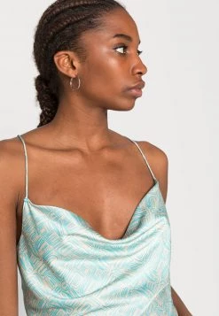 Monki Damen Top - Turquoise Bright -Monki Verkäufe 2022 162277e65e3f4f11a2ce8772a637123f