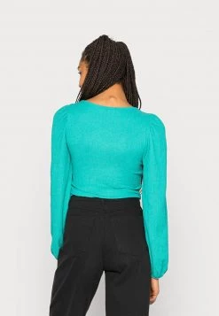 Monki Damen Langarmshirt - Green Medium -Monki Verkäufe 2022 16c46884adc14b5cac3ae760edfe1fbe