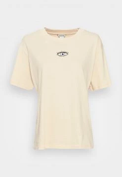 Monki Damen T-Shirt Print - Beige -Monki Verkäufe 2022 1727ff22b4234278aaeb66647cd4ec98