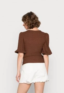 Monki Bluse - Brown Dark | Damen -Monki Verkäufe 2022 17285630bb5b492da9b313374e1fc874