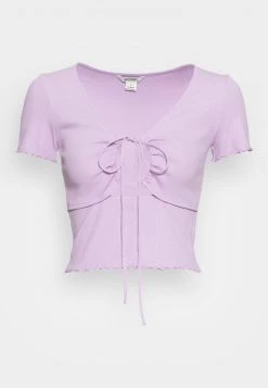 Monki T-Shirt Basic - Lilac Purple Light | Damen -Monki Verkäufe 2022 17c4f64e03b5472aa94fdaeb9308699c